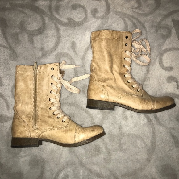 Mossimo Supply Co. Shoes - Tan Combat Boots from Mossimo Supply Co !
